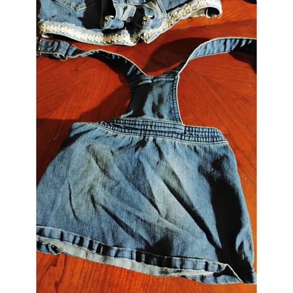 Gosh Kosh Denim Overall Skirt - Size: 18 months     (1042) - Picture 1 of 4